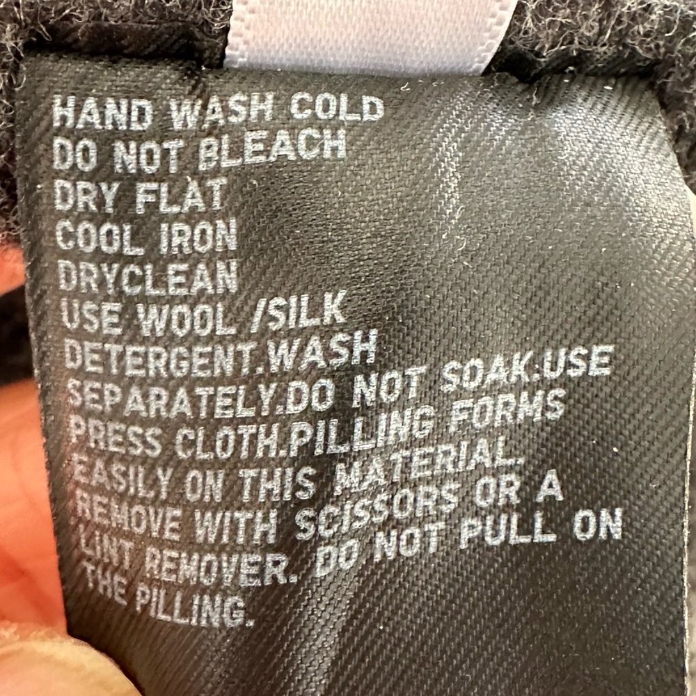 Uniqlo Wool Blend A-Line Skirt Sz S Grey Elasticized Waist - Picture 8 of 9